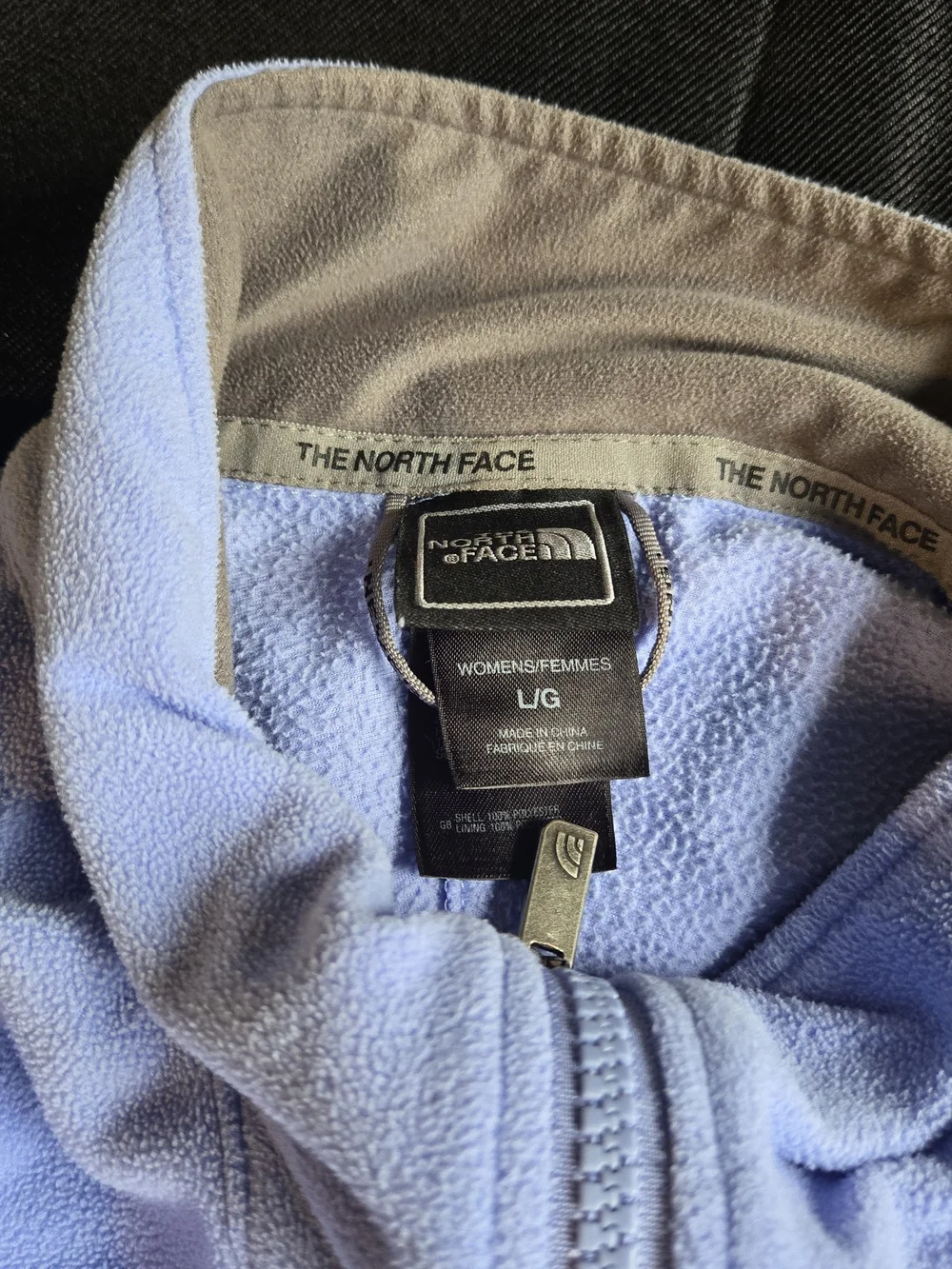 The North Face Women’s Light Blue Fleece Jacket - L/G